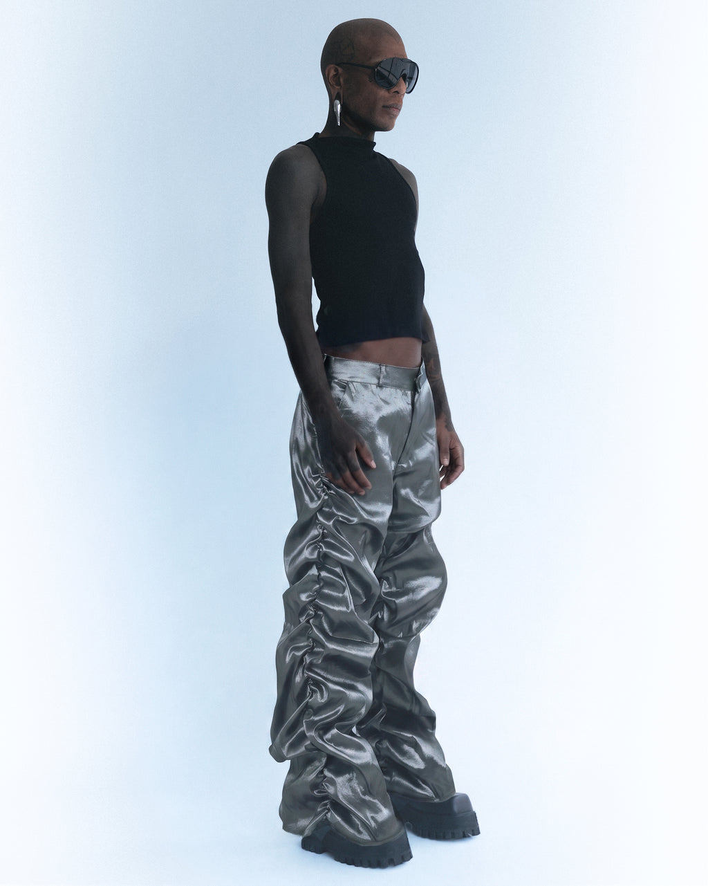 KYOMU PANTS SILVER